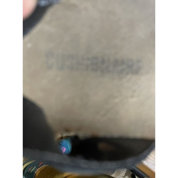 Cushionaire Mandy Flatform Sandals Size 7.5M Cork Footbed Espadrille Black Strap - Picture 10 of 11